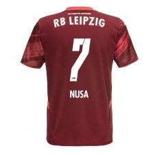 RB Leipzig Antonio Nusa #7 Bortatröja 2024-25 Korta ärmar